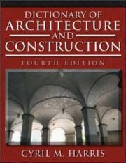 Cover of: Dictionary of architecture & construction