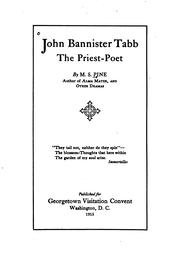 Cover of: John Bannister Tabb: The Priest-poet