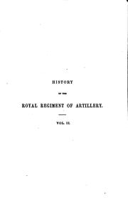 History of the Royal Regiment of Artillery