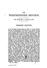Cover of: The Westminster Review