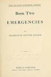 Cover of: Emergencies