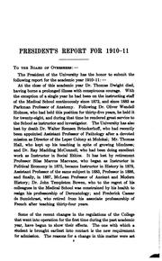 Cover of: Annual Report of the President of Harvard University to the Overseers on the State of the ... by Harvard University , Harvard University President's Office, Harvard University , Harvard University President's Office