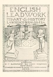 Cover of: English leadwork by Sir Lawrence Weaver