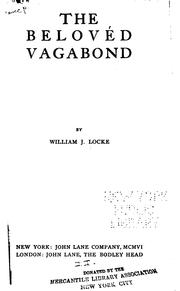 Cover of: belovéd vagabond