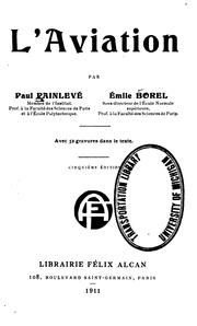 Cover of: L'aviation by Paul Painlevé, Emile Borel