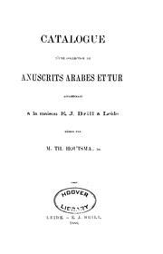 Cover of: تاريخ المغرب Catalogue d'une collection de manuscripts arabes et turcs appartenant à la maison E. J. Brill à ..