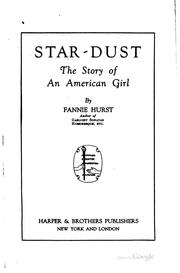 Cover of: Star-dust: The Story of an American Girl