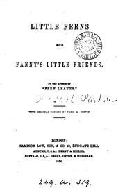 Cover of: Little ferns for Fanny's little friends, by the author 'Fern leaves'.