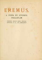 Cover of: Eremus: a poem