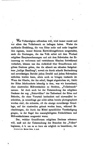 Mutter Erde: Ein Versuch über Volksreligion by Albrecht Dieterich , Richard Wünsch , Eugen Fehrle