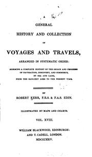 Cover of: A General History and Collection of Voyages and Travels