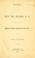 Cover of: Eulogy on Rev. Dr. Ryder, S.J.