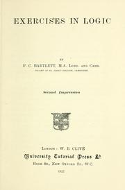 Cover of: Exercises in logic.
