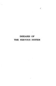 Cover of: Diseases of the Nervous System