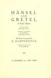 Cover of: Untitled: a fairy opera in three acts