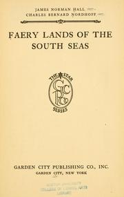 Cover of: Faery lands of the South seas by James Norman Hall