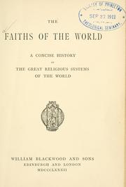 Cover of: The Faiths of the world by 