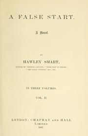 Cover of: A false start. by Hawley Smart