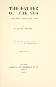 Cover of: The father of the sea: and other legends of the deep.