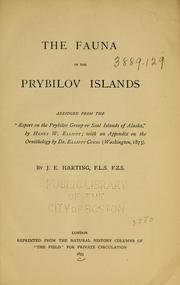 Cover of: fauna of the Prybilov Islands.