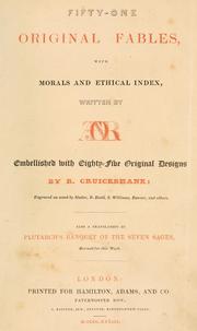Cover of: Fifty-one original fables: with morals and ethical index