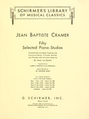 Cover of: Fifty selected piano-studies