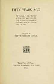 Fifty years ago by Melvin Gilbert Dodge