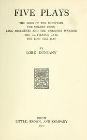 Cover of: Five plays by Lord Dunsany