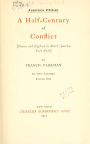 Cover of: France and England in North America. by Francis Parkman