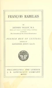 Cover of: François Rabelais