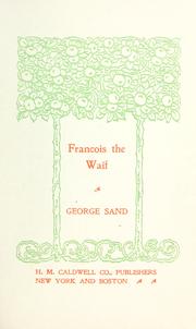 François the waif by George Sand