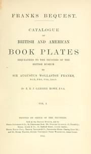 Cover of: Franks bequest. by British Museum