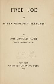 Cover of: Free Joe, and other Georgian sketches.