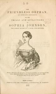 The friendless orphan by Sophia Johnson