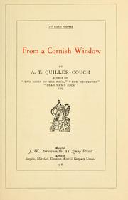 Cover of: From a Cornish window