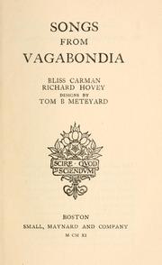 Cover of: Songs from Vagabondia by Bliss Carman, Bliss Carman