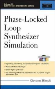 Cover of: Phase-Locked Loop Synthesizer Simulation (McGraw-Hill Electronic Engineering) by Giovanni Bianchi