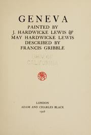 Cover of: Geneva by Francis Henry Gribble