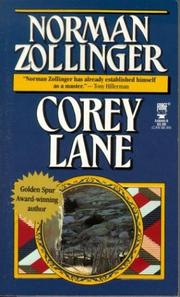 Cover of: Corey Lane by Norman Zollinger