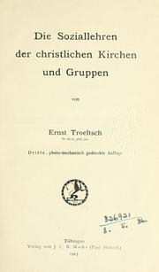 Cover of: Gesammelte Schriften. by Ernst Troeltsch