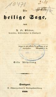 Cover of: Geschichte des Urchristenthums by August Friedrich Gfrörer