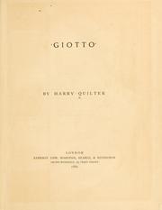 Cover of: Giotto