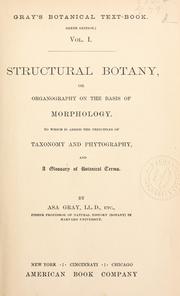 Cover of: Gray's Botanical text-book. by Asa Gray