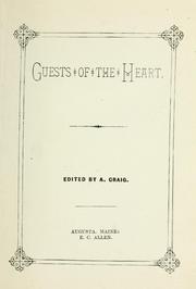 Cover of: Guests of the heart. by Adam Craig, Adam Craig