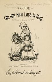 Cover of: A guide to old and new lace in Italy: exhibited at Chicago in 1893.