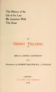 Cover of: [Henry Fielding]