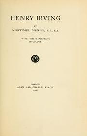 Cover of: Henry Irving