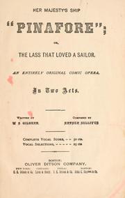 Cover of: Her Majesty's ship "Pinafore" by Sir Arthur Sullivan