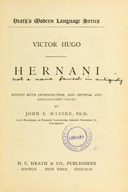 Cover of: Hernani. by Victor Hugo