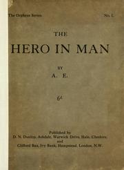 Cover of: hero in man